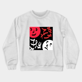 two face Crewneck Sweatshirt